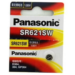 [cn]ถ่านกระดุม Panasonic SR621SW 1.55V