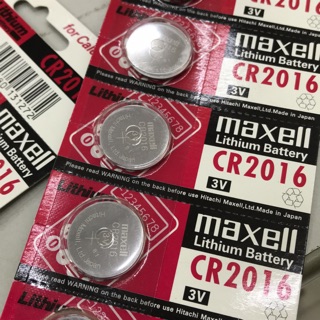 ถ่านกระดุม. CR2016. Maxell ถ่านเหรียญ