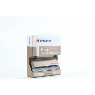 Verbatim Type C 1 to 5 Hub (Type C, SD, Micro SD, USB 3.0 x2) Gold