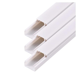 Cable storage CABLE TRUNKING ELECKTA 1632X2M WHITE Conduit, accessories Electrical work รางเก็บสายไฟ รางทรังกิ้ง ELECKTA