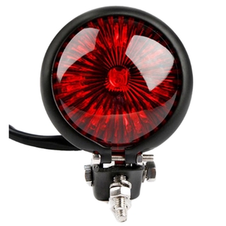 Red 12V Led Black Adjustable Cafe Racer Style Stop Tail Light Motorcycles Brake Rear Lamp Tail Light for Chopper Bobber