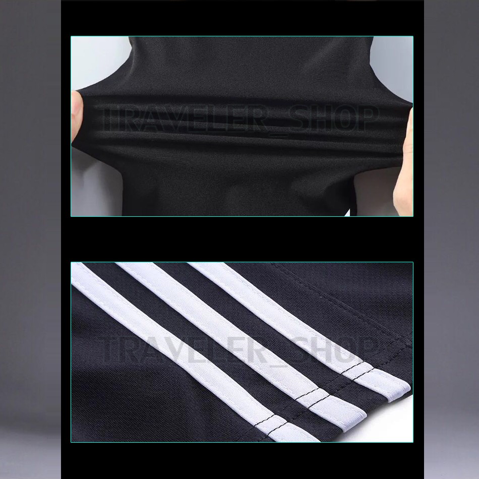 กางเกงกีฬาขาสั้น กางเกงออกกำลังกาย กางเกงวิ่ง ฟิตเนต ผ้าไม่บาง ระบายอากาศได้ดีแห้งเร็ว - รูปที่ 3