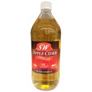 สินค้าขายดี!! น้ำส้มสายชูเอสดับบลิว  หมักจากแอปเปิ้ล ขนาด 946ml Apple Cider Vinegar Premium-SW จัดส่งเร็ว🚛💨