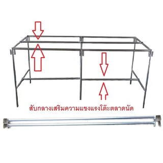 อไหล่เสริมแผงตลาดนัด ใช้เสริมความแขงแรงโต๊ะตลาดนัดและแผงขายของ ขายเป็นคู่