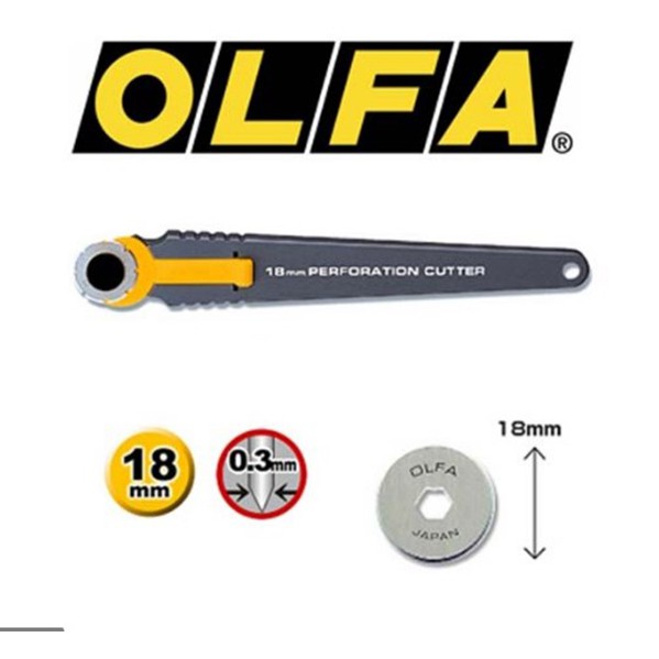 OLFA كتر دوار للتخريم PRC-2 ‏18 مم — صورة 5