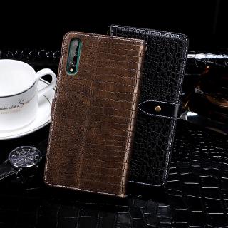 Huawei Y8 P เคสหนัง Pu เคสแบบพลิกตั้งได้