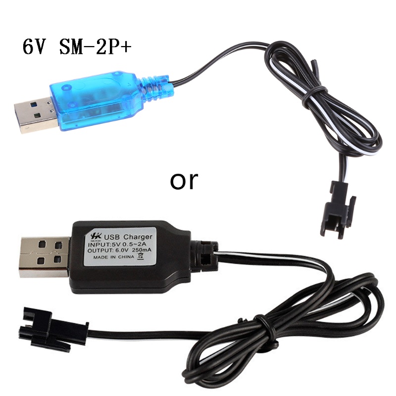 Shas สําหรับของเล่น RC NiMh/NiCd Charger Li-ion SM-2P เครื่องชาร์จ USB แบบพกพาบวก