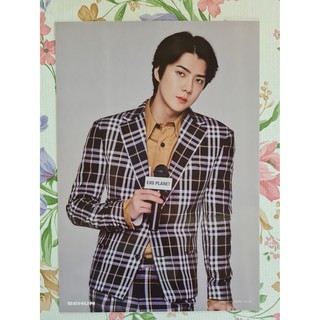 [พร้อมส่ง] โปสเตอร์ A4 เซฮุน Sehun ปฏิทิน EXO 2021 Seasons Greetings Mini Poster