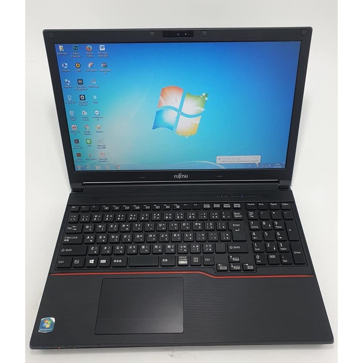 โน๊ตบุ๊คมือสอง มีไวไฟ คีบอร์ดแยกตัวเลข-NOTEBOOK FUJITSU LIFEBOOK A574/HDD320-500GB