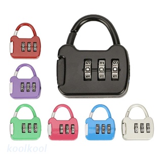 kool  Portable Luggage Lock 3 Digit Password Lock for Storage Unit Gym Locker Toolbox