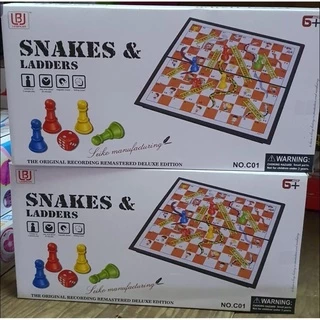 corcai บันไดงู แม่เหล็ก Snakes and Ladders ของเล่นเสริมพัฒนาการ กิจกรรมครอบครัว เกมบันไดงู ของเล่นเสริมทักษะ เกมฝึกสมอง