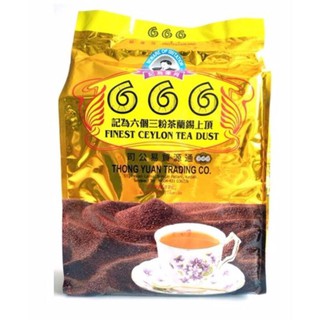 ชาซีลอน 666 Finest Ceylon Tea Dust  ขนาด 1 Kg. ชาตองหก (สินค้านำเข้าจากมาเลย์)