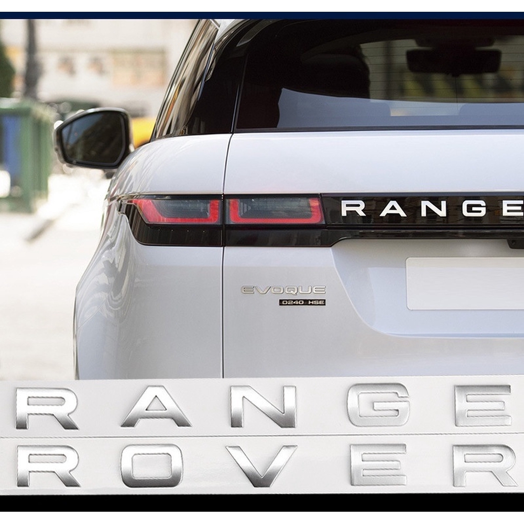 Land Rover RANGE ROVER สัญญลักษณ์แต่งรถด้านหน้าและฝากระโปรงหลังตัวอักษรสติ๊กเกอร์โลโก้ - รูปที่ 4