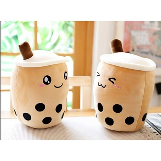 ✶Bubble Milk Tea Boba Brown Stuffed Toys 24cm 50cm Soft Cushion *LOCAL SELLER*