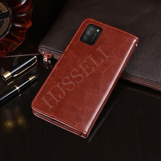 เคสสำ Xiaomi Poco M3 Case PU Leather Flip Phone Casing Xiaomi Poco M3 PocoM3 M 3 เคสโทรศัพท์มือถือ พลิกซองโทรศัพท์