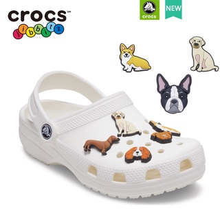 Crocs/jibbitz รองเท้าแตะ แต่งหัวเข็มขัด รูปหัวใจ สําหรับสัตว์เลี้ยง สุนัข