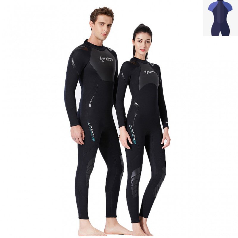 Dive&Sail 3มม.Neoprene Wetsuit Scuba ชุดดําน้ําชุดว่ายน้ําวันพีชสําหรับดําน้ําว่ายน้ําเซิร์ฟดําน้ํา 