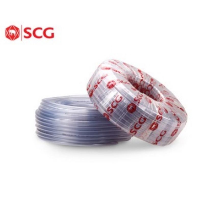 สายยางอ่อน สีใส SCG ของแท้ ขนาด 1.5 นิ้ว (เมตร)