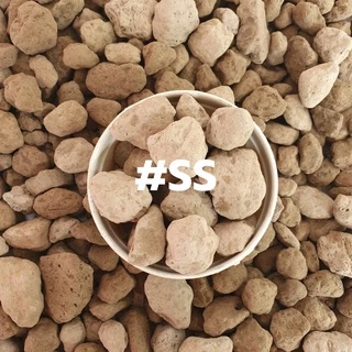หินภูเขาไฟ (Pumice) 1ลิตร เก็บความชื้น ดินโปร่ง พืชดูดซึมแร่ธาตุสารอาหารได้ดี เป็นที่อยู่ของจุลินทรีย์ดี