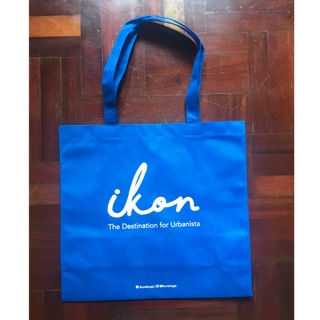 [พร้อมส่ง] ถุงผ้าสปันยี่ห้อ ikon