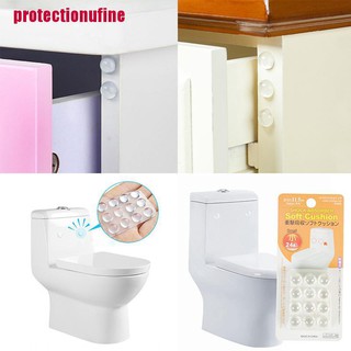 ( Protectionufine ) ซิลิโคนใสกันกระแทกสําหรับ Closestool 24 ชิ้น