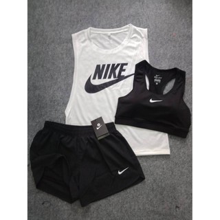 ชุดออกกำลังกาย nikeสามชิ้น