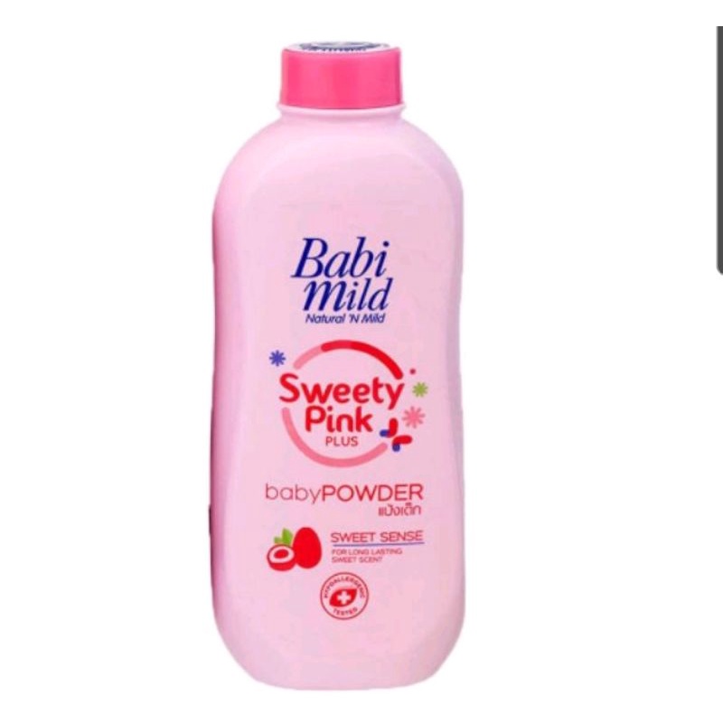 Babi Mild Baby Powder แป้งเด็ก เบบี้มายด์ อ่อนโยน สำหรับเด็ก และผู้ที่ผิวแพ้ง่าย 2 สี ขนาด 350 ส่งเร็ว