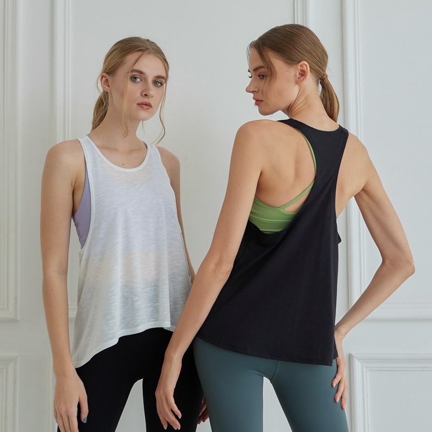 PENNY | Olivia Tank เสื้อกล้ามแขนกุดออกกำลังกาย ทรงชายหลังดรอปเล็กๆ Crop Tank *พร้อมส่งจากไทย