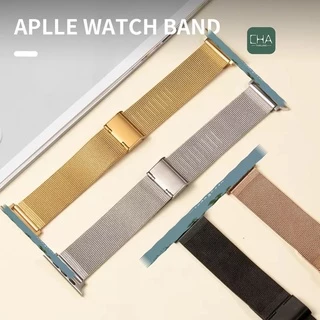 สายนาฬิกา watch 11/10/9/8/7/5/6/4/3 Ultra 3 2 SE Series สายนาฬิกา smart watch iwatch เลส 46/45/44/49/41/40/38mmm