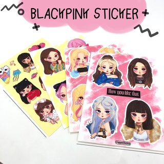 🖤พร้อมส่ง💗 BLACKPINK STICKER สติกเกอร์ ไดคัท แบล็คพิงค์ lisa jenny jisoo rose จากแบรนด์ HAPPIESTICKIE