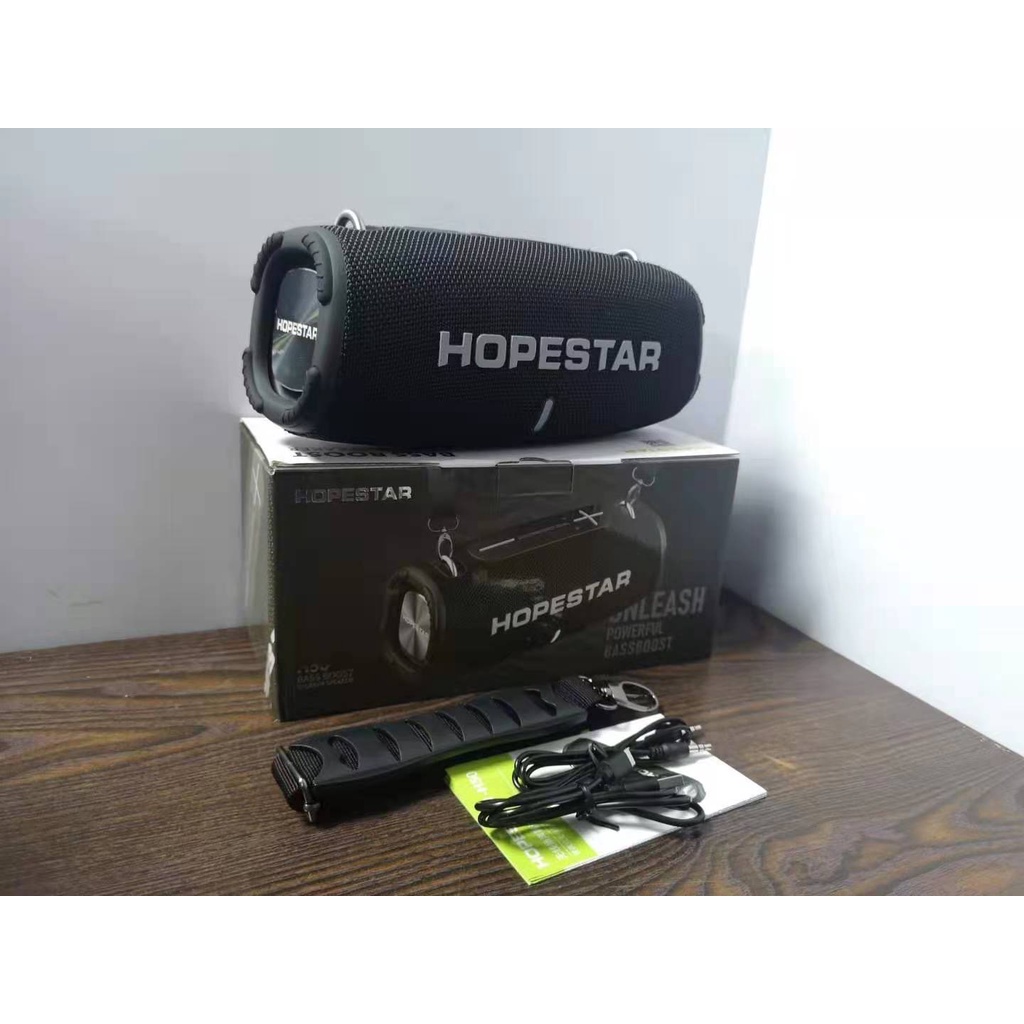 SY Hopestar H50 Super Bass ลำโพงบลูทูธ เสียงดังกระหึ่ม เชื่อมต่อไกล 10 เมตร พกพาสะดวกมีสายสะพาย
