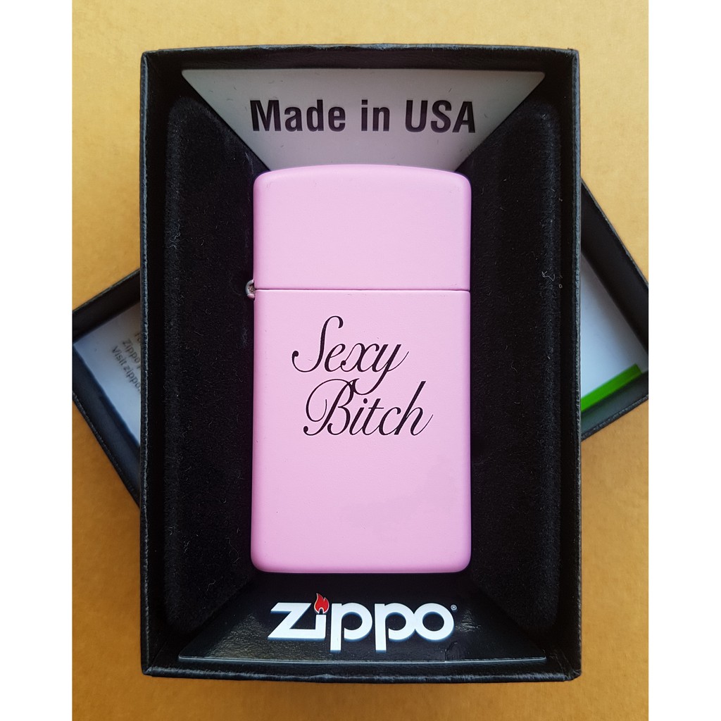 ซิปโป้ Zippo Slim Sexy Bitch Ligther