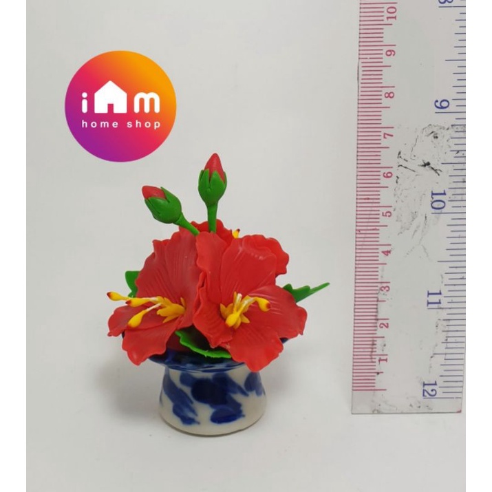 พานชบาแดง พานดาวเรือง ขนาดพาน 2 นิ้ว - รูปที่ 5