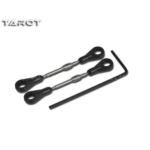 อะไหล่ อุปกรณ์ เฮลิคอปเตอร์ 450Sport Linkage Rod Set with Reverse Thread RC TL2639