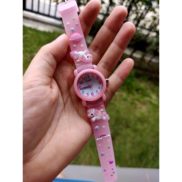 OFIT Kids - มีของพร้อมส่ง  นาฬิกาข้อมือเด็ก และผู้หญิง สาย 3 มิติ