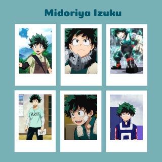 โปสเตอร์โพลารอยด์ ลายการ์ตูนอนิเมะ Boku no hero academia my hero academia bakugo katsuki midoriya izuku todoroki shoto kirishima toga Heiko dabi photo mha bnha