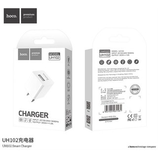 หัวชาร์จ HOCO UH102 หัวชาร์จ 1A ของแท้ สำหรับชาร์จ มือถือ พาวเวอร์แบงค์ ทั่วไป ขนาดเล็ก พกพาสะดวก