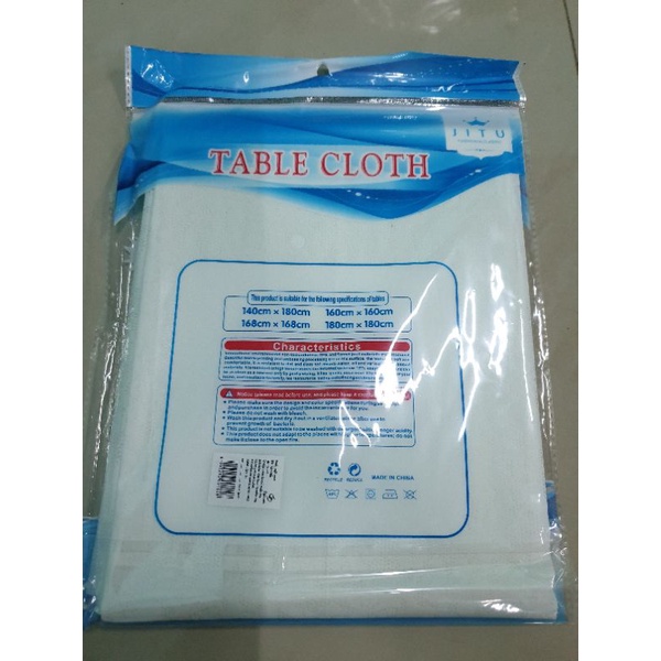 Table Cloth ผ้าปูโต้ะ ขนาด 160*160cm. หนา ทนทาน มีความยืดหยุ่น