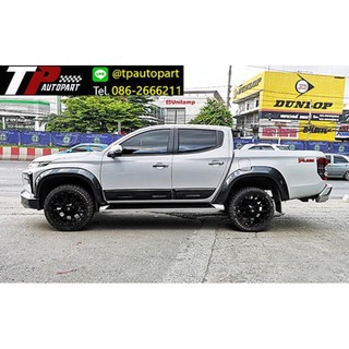 ชุดแต่งคิ้วประตู Mitsubishi Triton 4 ประตู Absolute 2018 2019 จาอTp-Autopart