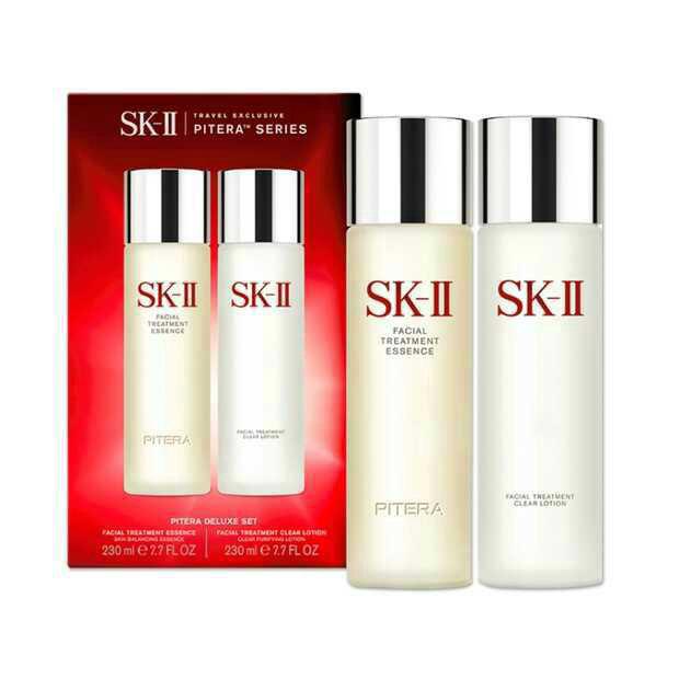 Sk-ii เซตโลชั่นดีลักซ์ 230 มล. + น้ํานางฟ้า 230 มล.