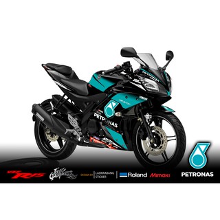 สติ๊กเกอร์แต่งลายรถ YAMAHA R15 ตัวเก่า ลาย PETRONAS