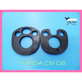 HONDA C50 C65 HANDLE BASE RUBBER SET (2 PCS.)  // ยางรองแฮนด์ HONDA (2 ชิ้น) สินค้าคุณภาพดี