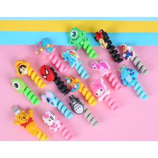 Cartoon Character Spiral Cable Winder Cord Protector