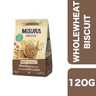 Misura Fibretra Whole Wheat Biscuit 120g ++ มิซุระโฮลวีตบิสกิต 120 กรัม