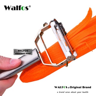 Walfos 304 เครื่องมือปอกเปลือกมันฝรั่งแครอทสแตนเลสอเนกประสงค…