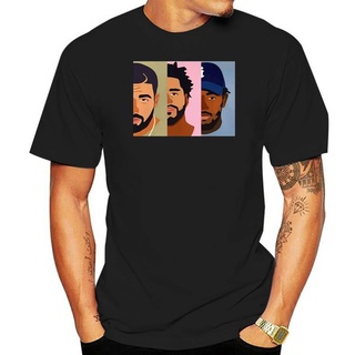 เสื้อยืดโอเวอร์ไซส์เสื้อยืด พิมพ์ลาย Drake J Cole Kendrick Lamar สําหรับผู้ชายS-3XL