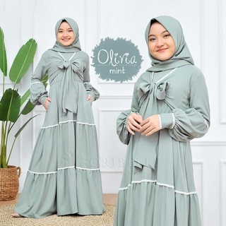 Gamis เสื้อคลุม Syari เสื้อผ้าเด็กชุดมุสลิมสําหรับเด็ก