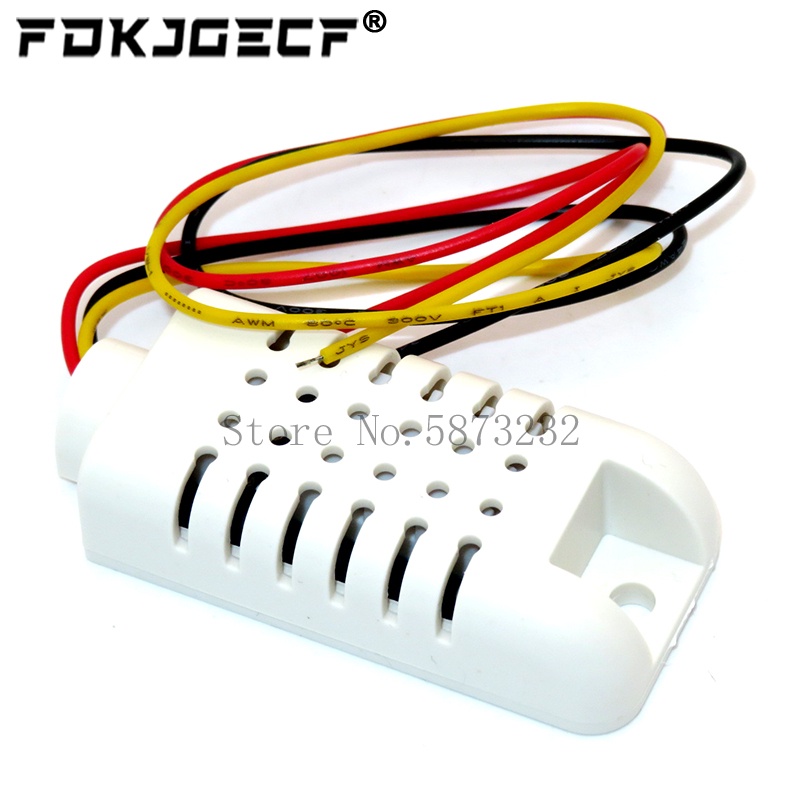 แบบมีสาย DHT22 / AM2302 เซ็นเซอร์อุณหภูมิและความชื้นแบบดิจิตอล AM2302