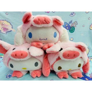 (พร้อมส่ง) ตุ๊กตาหมอนผ้าห่ม Sanrio