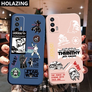 เคสโทรศัพท์มือถือ ขอบสี่เหลี่ยม ลาย Star Wars สําหรับ OPPO A16 A94 A53 A15 A12 AX7 A52 A72 A92 A74 A54 5G